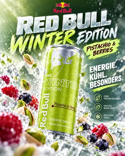 Red Bull Winter Edition Pistachio & Berries